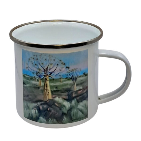 Enamel Mug Quiver Tree